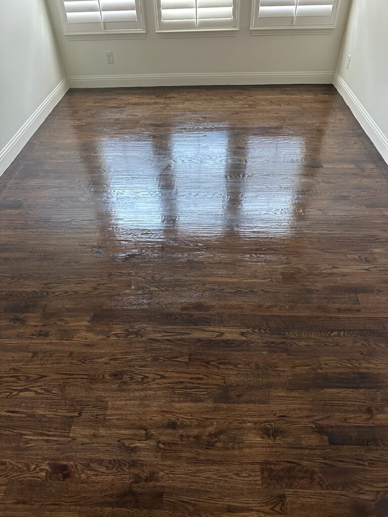 Solid hard wood stain